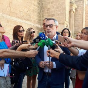 Villegas (Cs): “Almería no ha chantajeado a España como los nacionalistas y por eso no ha tenido tantos privilegios”