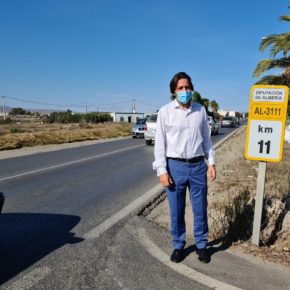 Rafael Burgos (Cs): "Demandamos nuevamente a Diputación mejoras en la seguridad vial de la AL-3111 en Níjar, complementarias al carril bici"