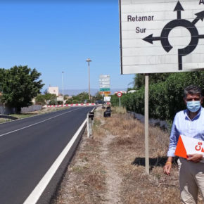 Cs exige “a quién corresponda” retirar las cientos de bolsas de basura que se amontonan desde hace días entre Costacabana y Cabo de Gata