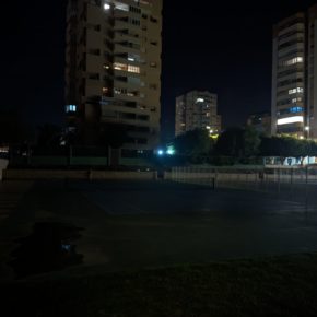 Ciudadanos Roquetas de Mar pide al Ayuntamiento que se instalen focos led en las pistas de tenis de Aguadulce de la calle Cerezo